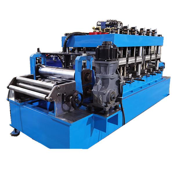 CZU Purlin Roll Forming Machine With Fly Cut Gearbox Drive