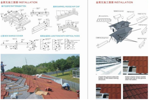 Color stone coated metal roofing sheet production line