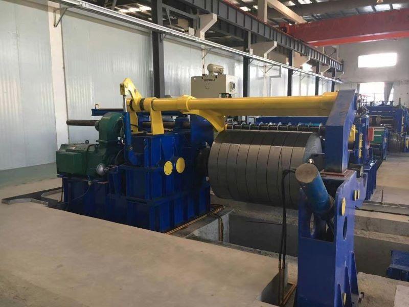 Hydraulic slitting line