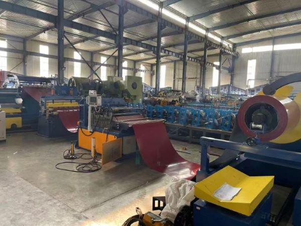 Hydraulic slitting line