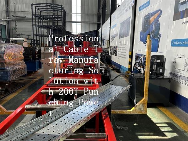 Professional Cable Tray Manufacturing Solution with 200T Punching Power